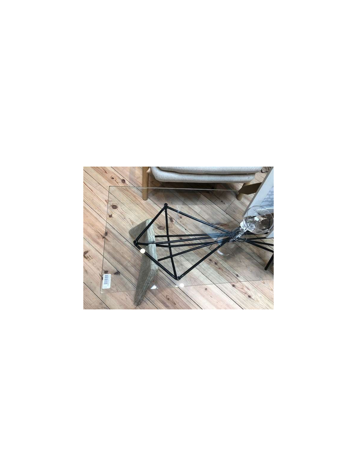 Table salon contemporaine structurale