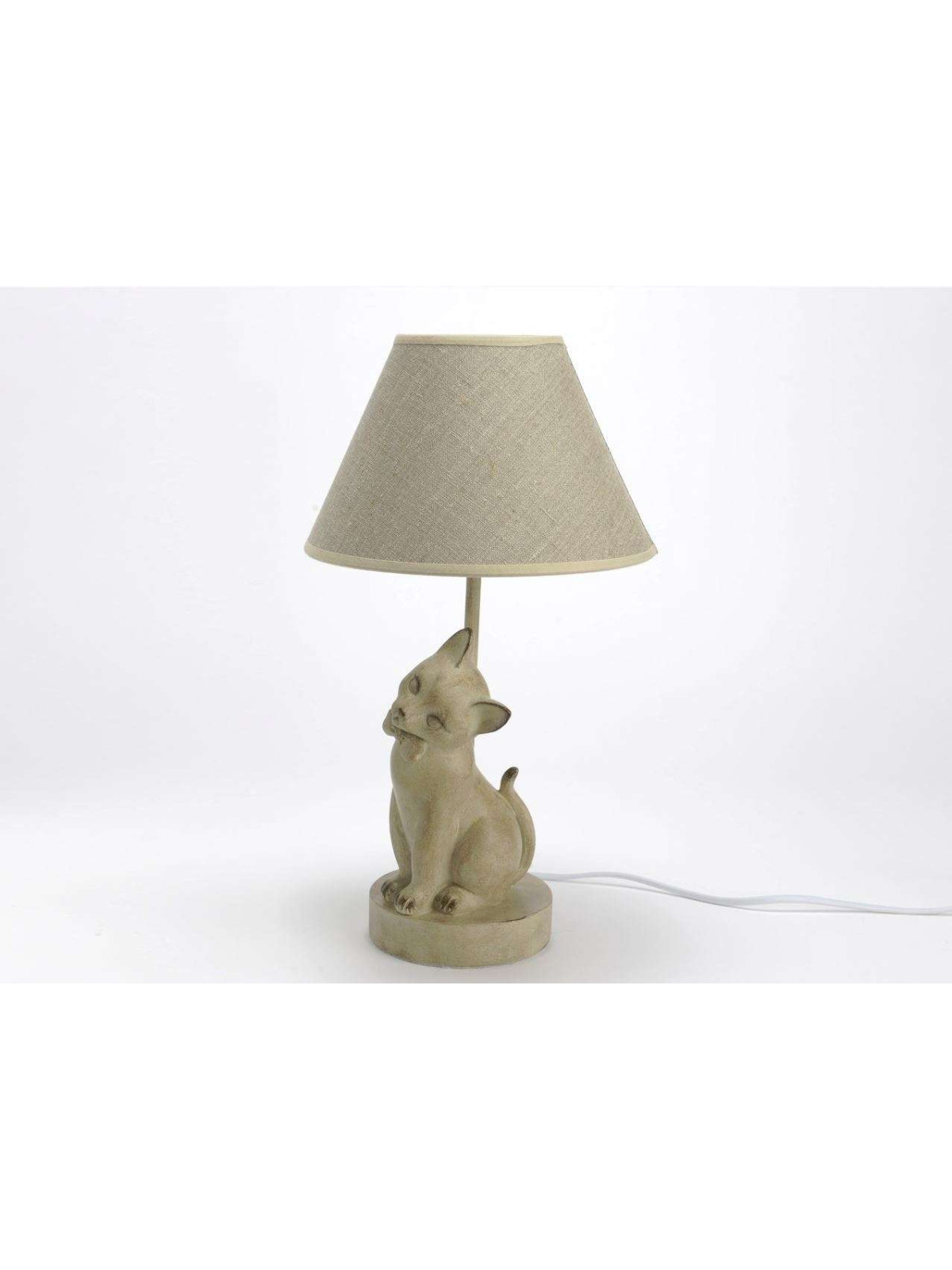 Lampe chat romantique