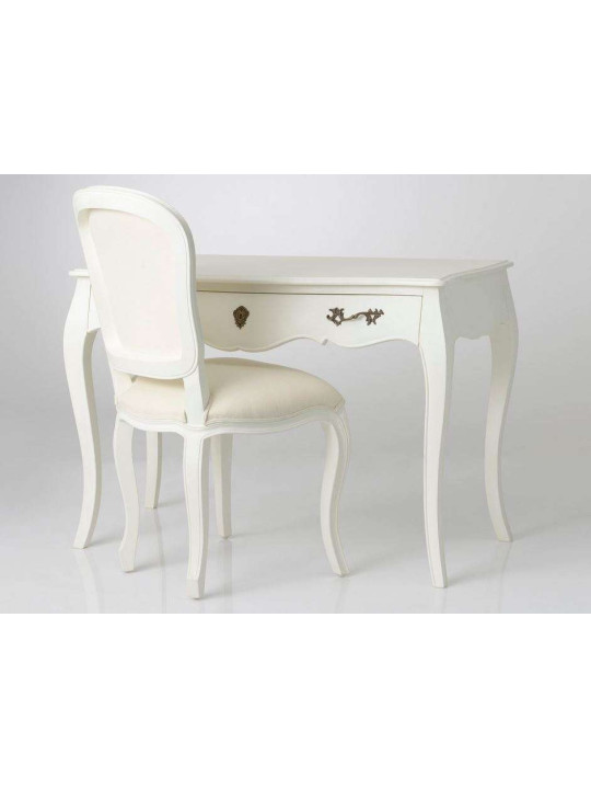 Bureau blanc cassé baroque Amadeus