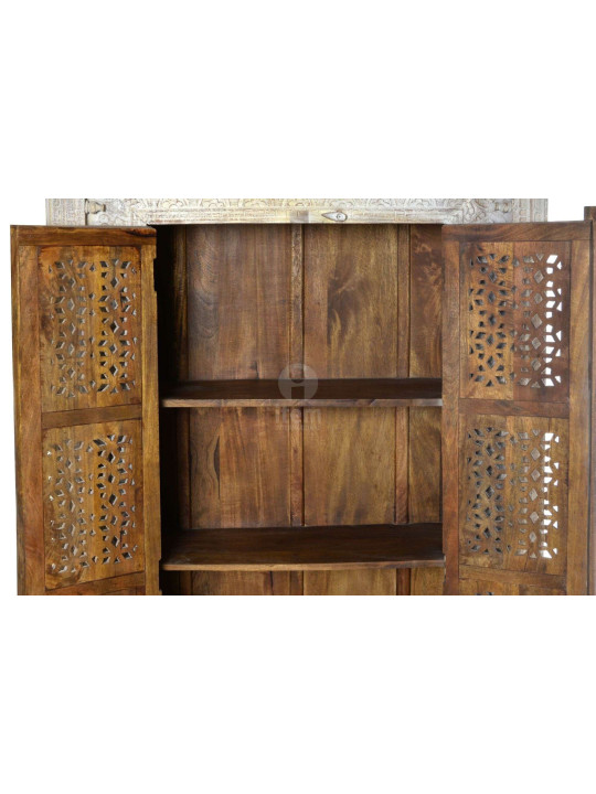 Armoire sculptée orientale ajourée Armoire sculptée orientale ajourée