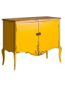 Buffet jaune vieilli baroque