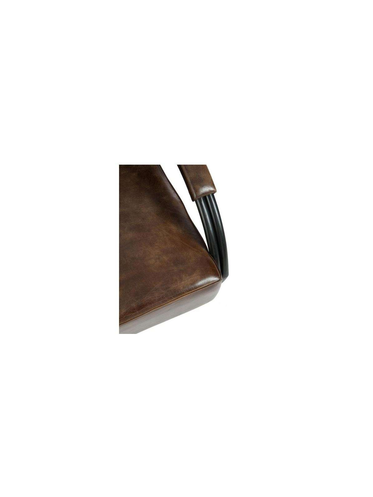 Fauteuil cuir colonial Jolipa