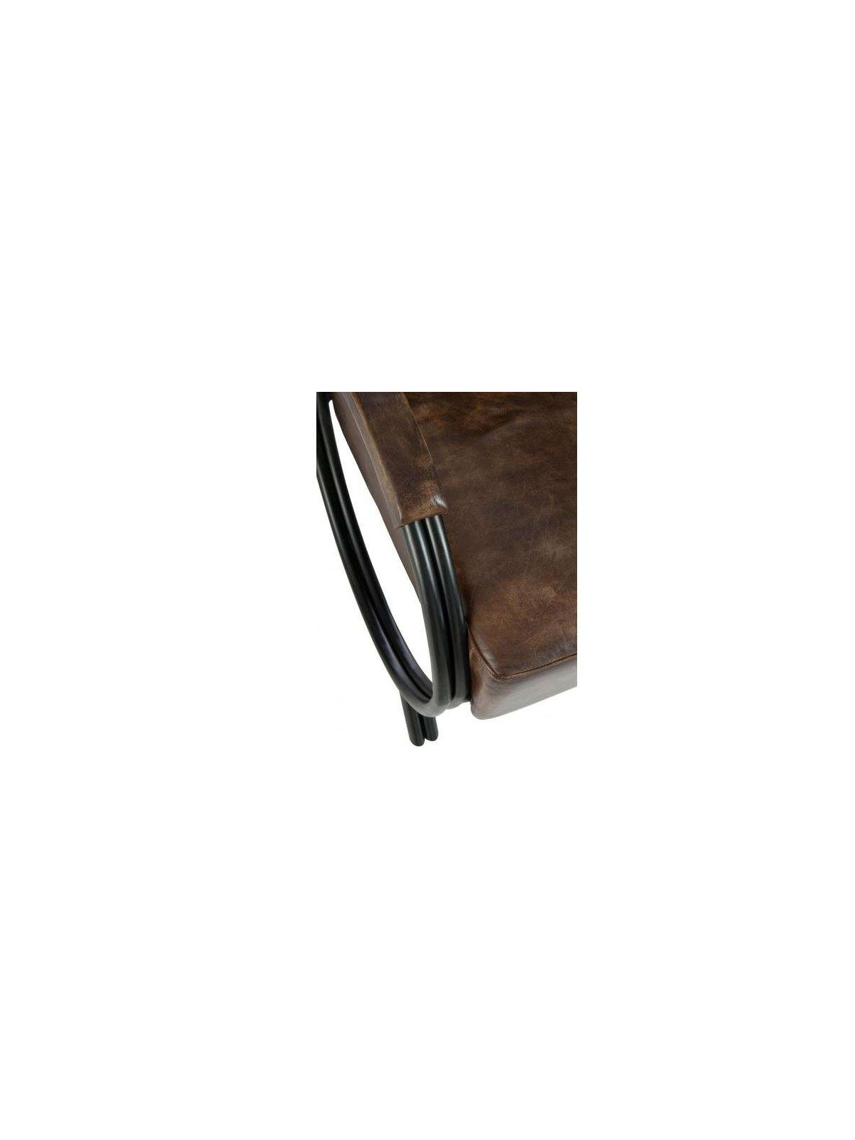 Fauteuil cuir colonial Jolipa