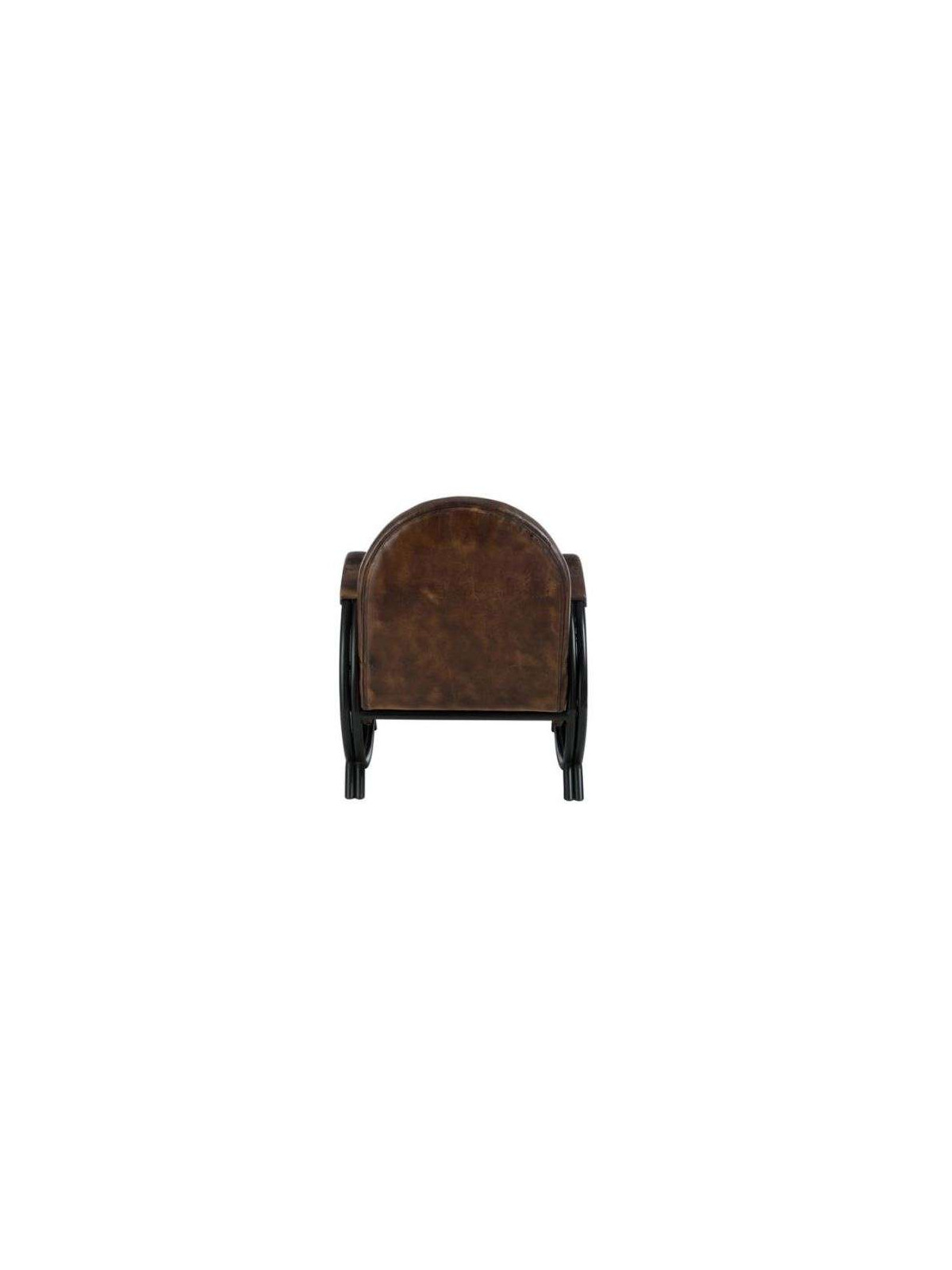 Fauteuil cuir colonial Jolipa
