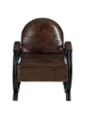Fauteuil cuir colonial Jolipa Fauteuil cuir colonial Jolipa