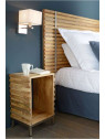 Chevet bois avec niche contemporain