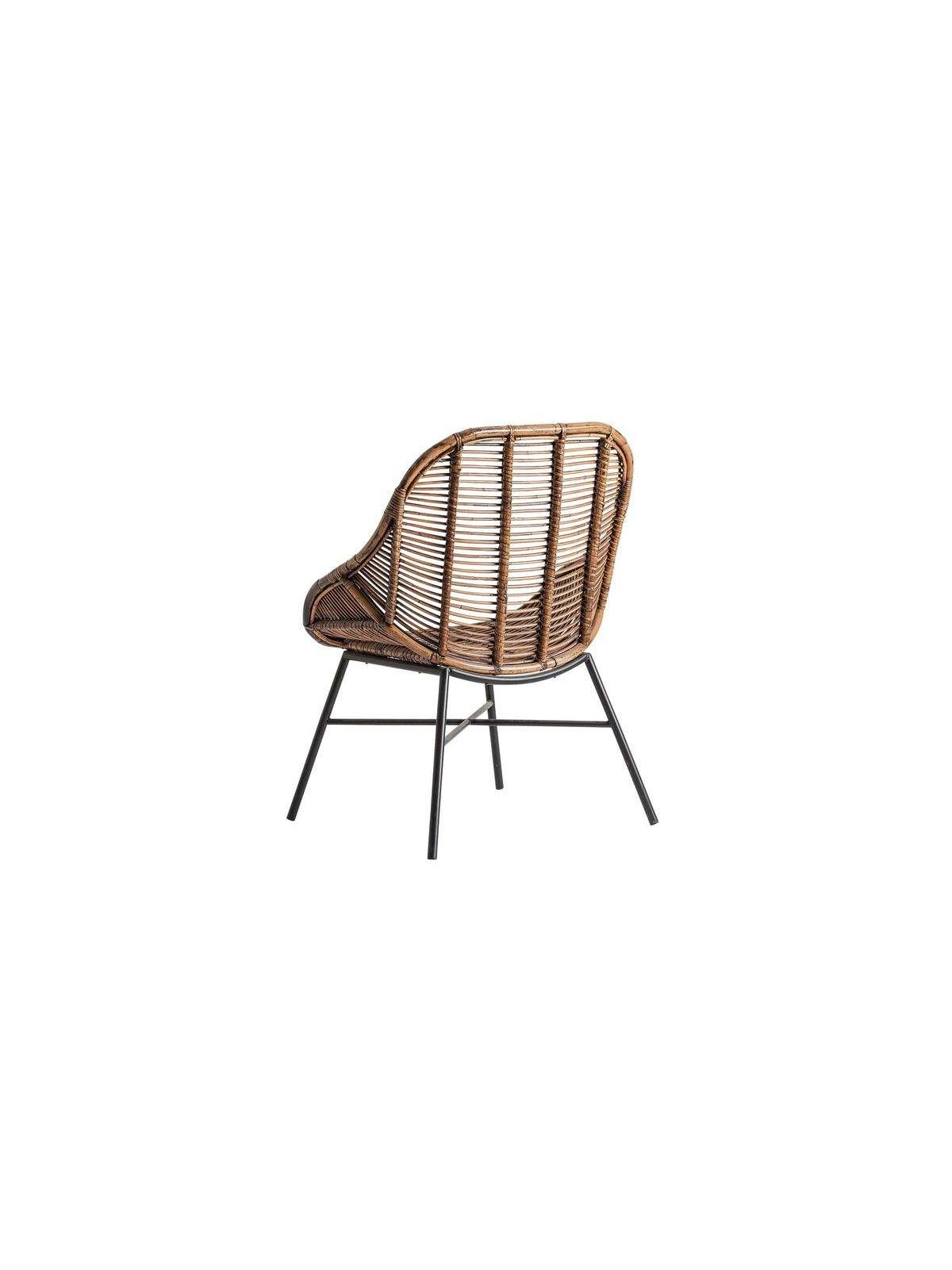 Fauteuil rotin vintage