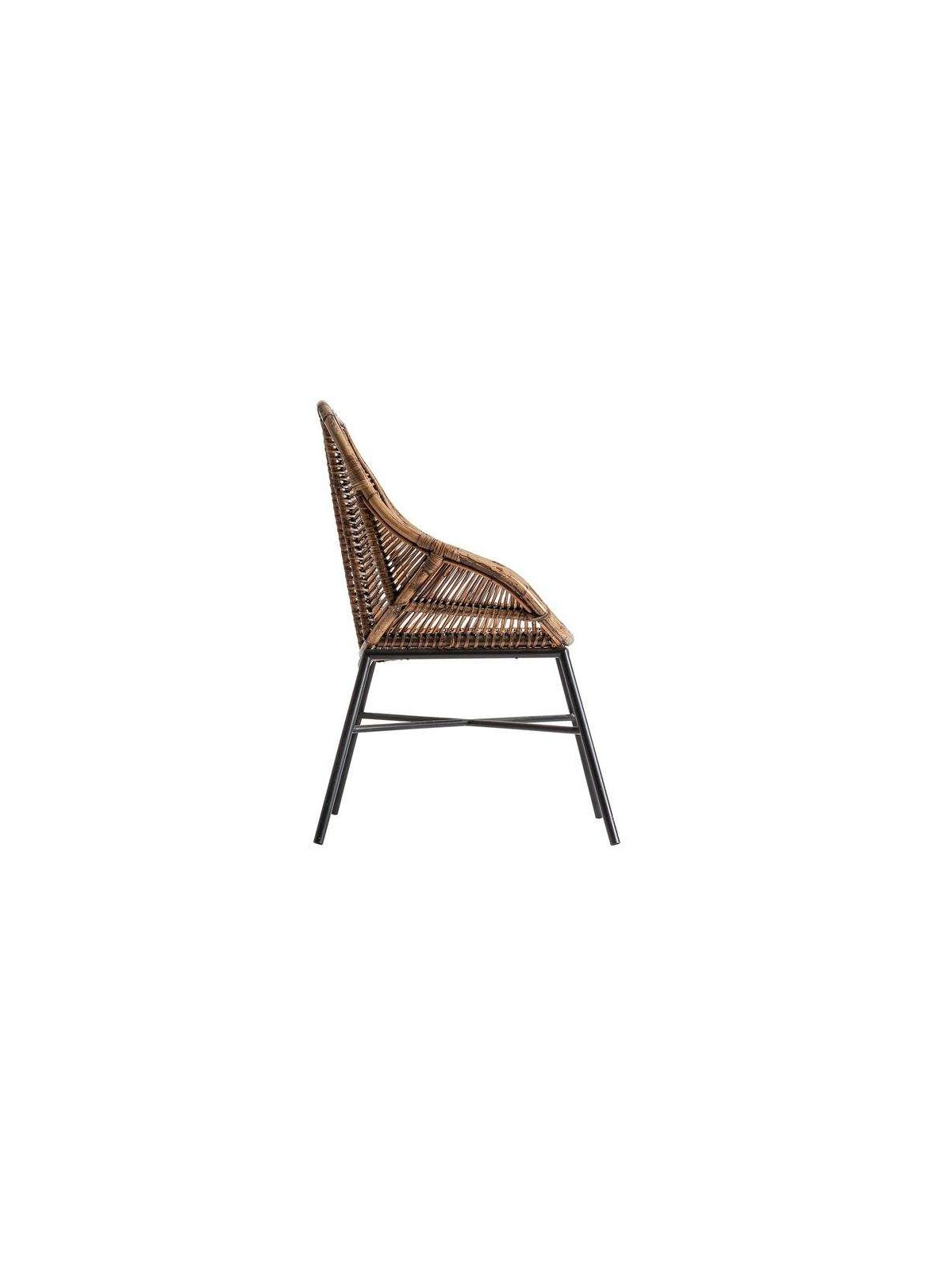 Fauteuil rotin vintage