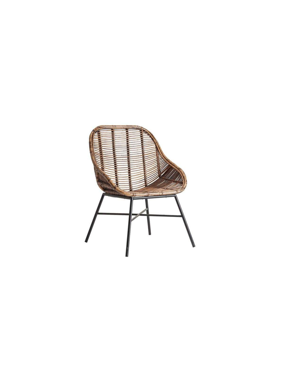 Fauteuil rotin vintage