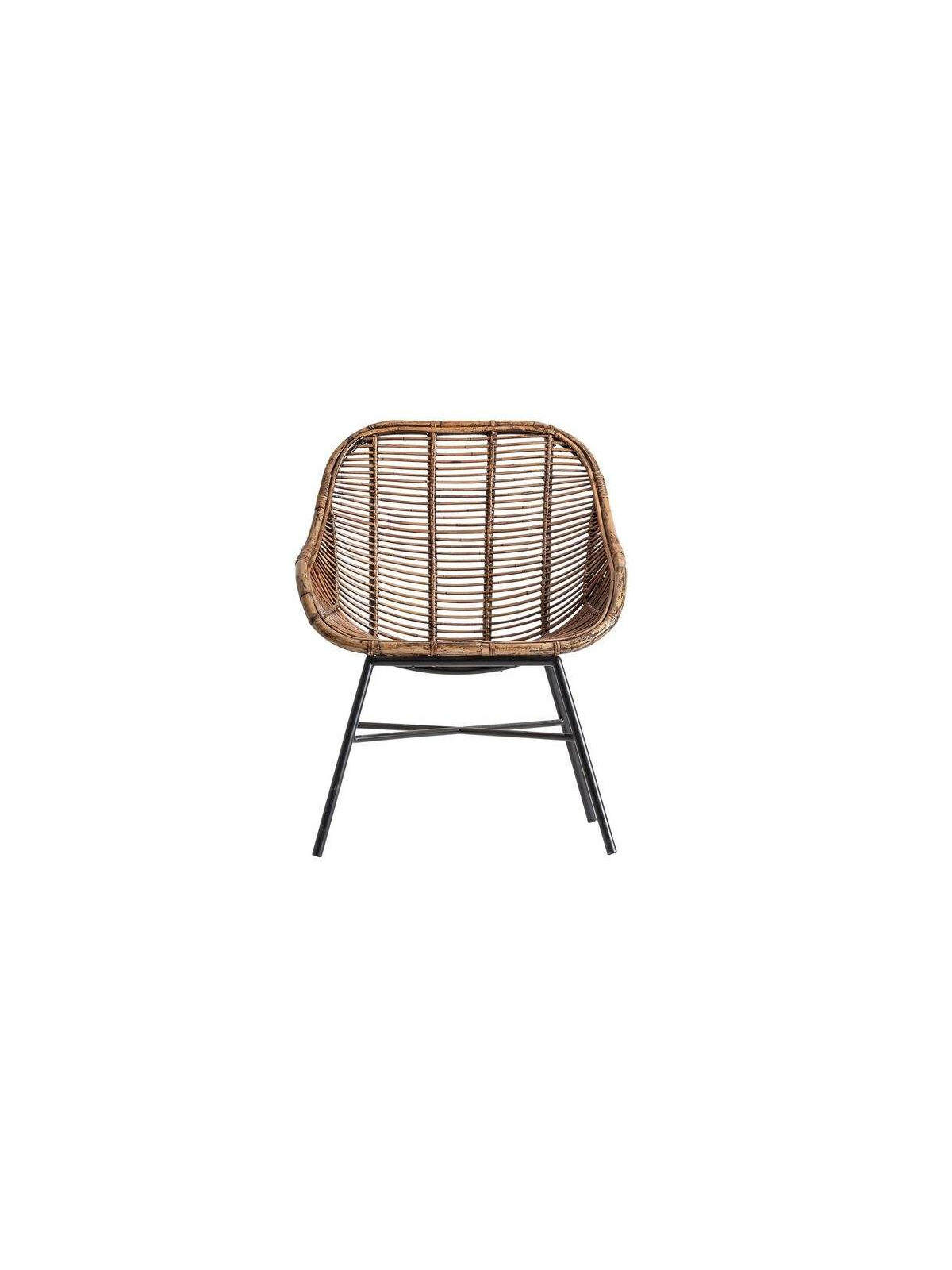 Fauteuil rotin vintage