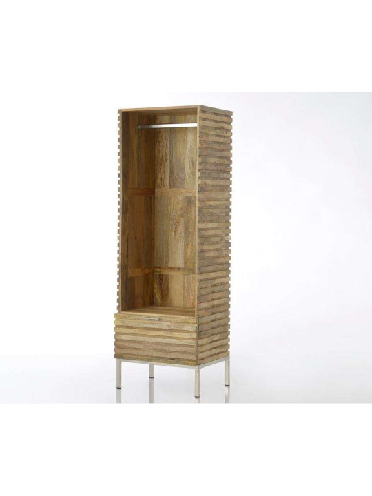 Penderie moderne chic en manguier et métal