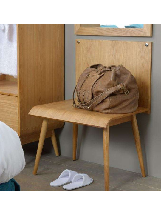 Porte bagages contemporain en frêne