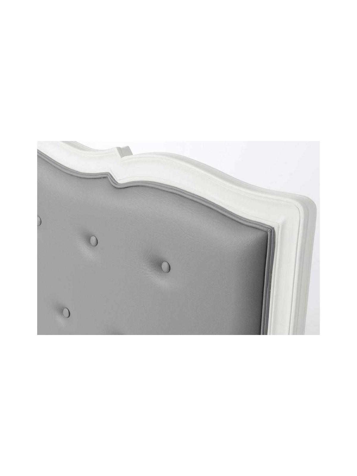 Tête de lit baroque grise 180 cm