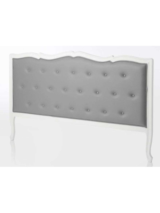 Tête de lit baroque grise 180 cm