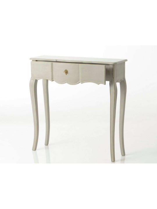 Console galbée lin romantique 80 cm  Arbalète