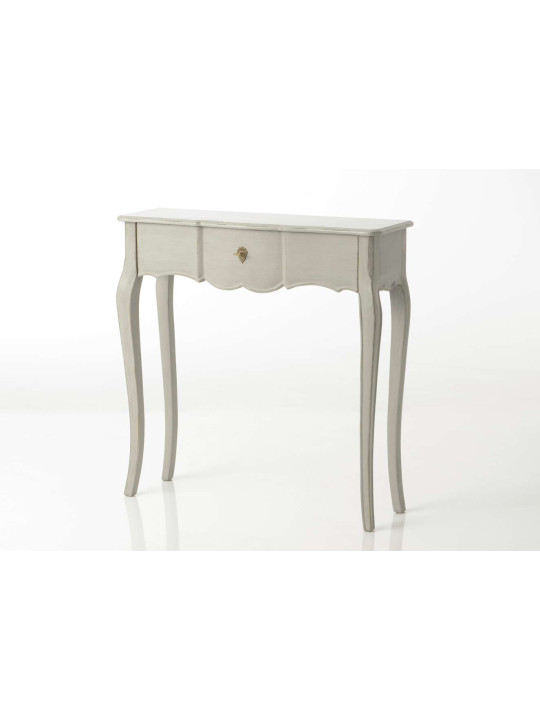 Console galbée lin romantique 80 cm  Arbalète