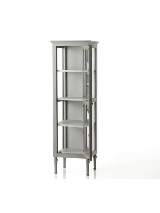 Meuble vitrine gris Adèle