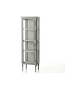 Meuble vitrine gris Adèle