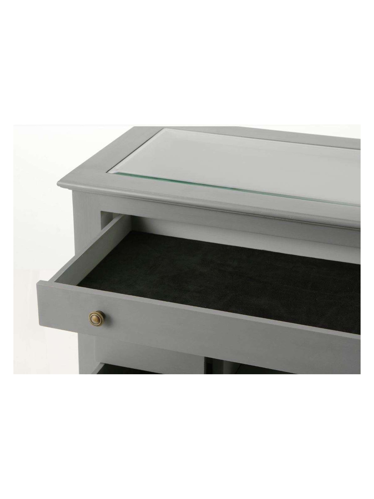 Meuble bijoux gris Adèle