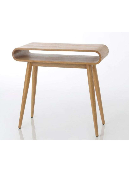 Petit bureau arrondi bois moderne