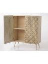Buffet haut scandinave en bois Bertil