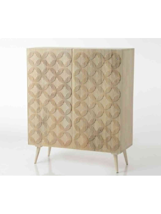 Buffet haut scandinave en bois Bertil