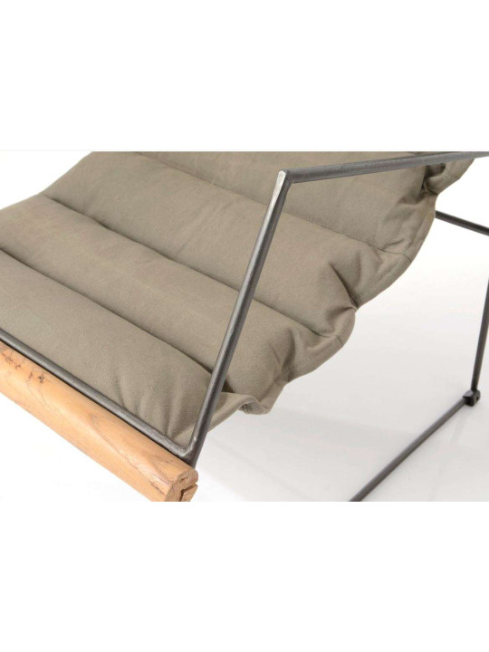 Fauteuil kaki industriel