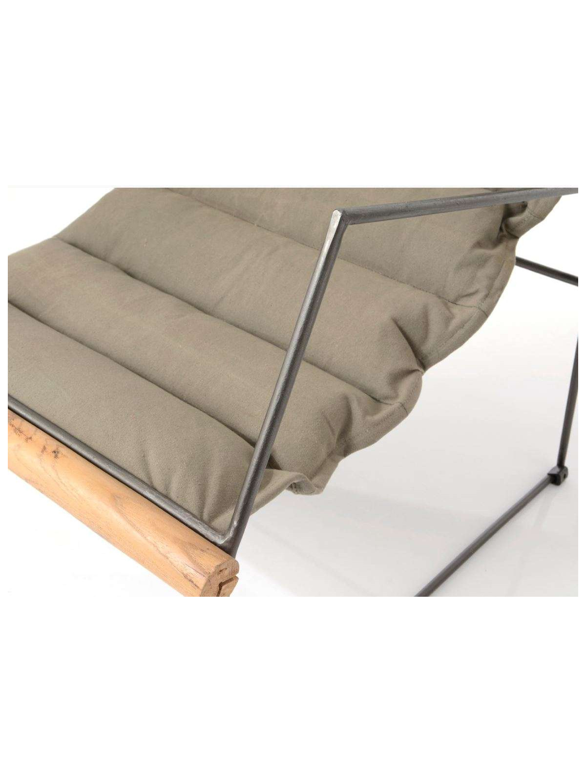 Fauteuil kaki industriel