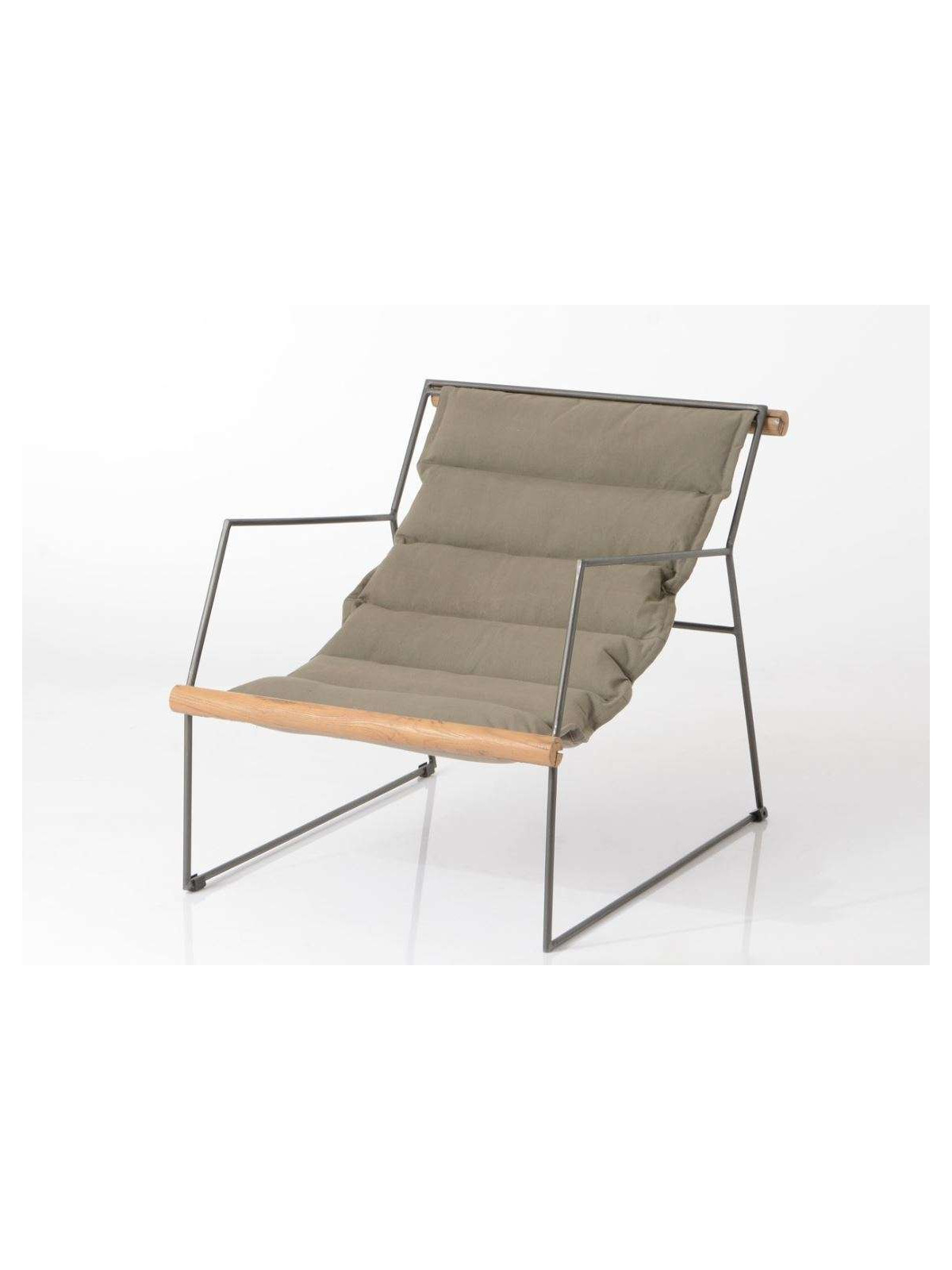 Fauteuil kaki industriel