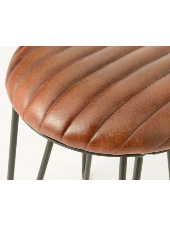 Tabouret cuir vintage Amadeus