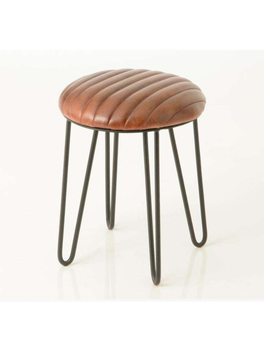 Tabouret cuir vintage Amadeus