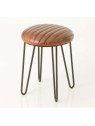 Tabouret cuir vintage Amadeus