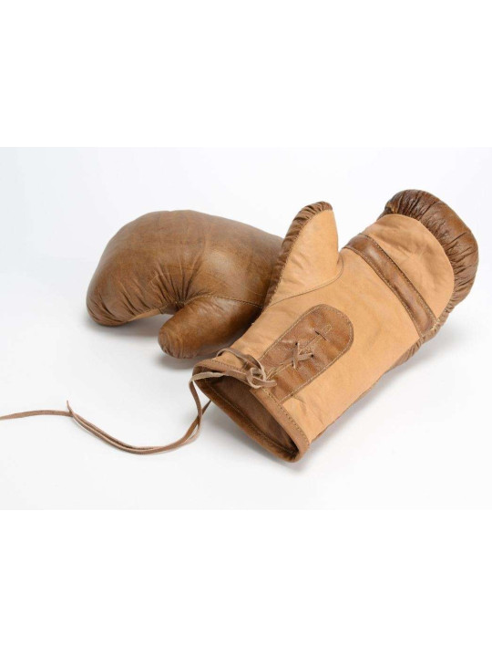 Gants de boxe vintage en cuir