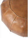Pouf vintage en cuir Jolipa