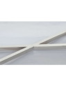 Banquette beige moderne chic acier chromé
