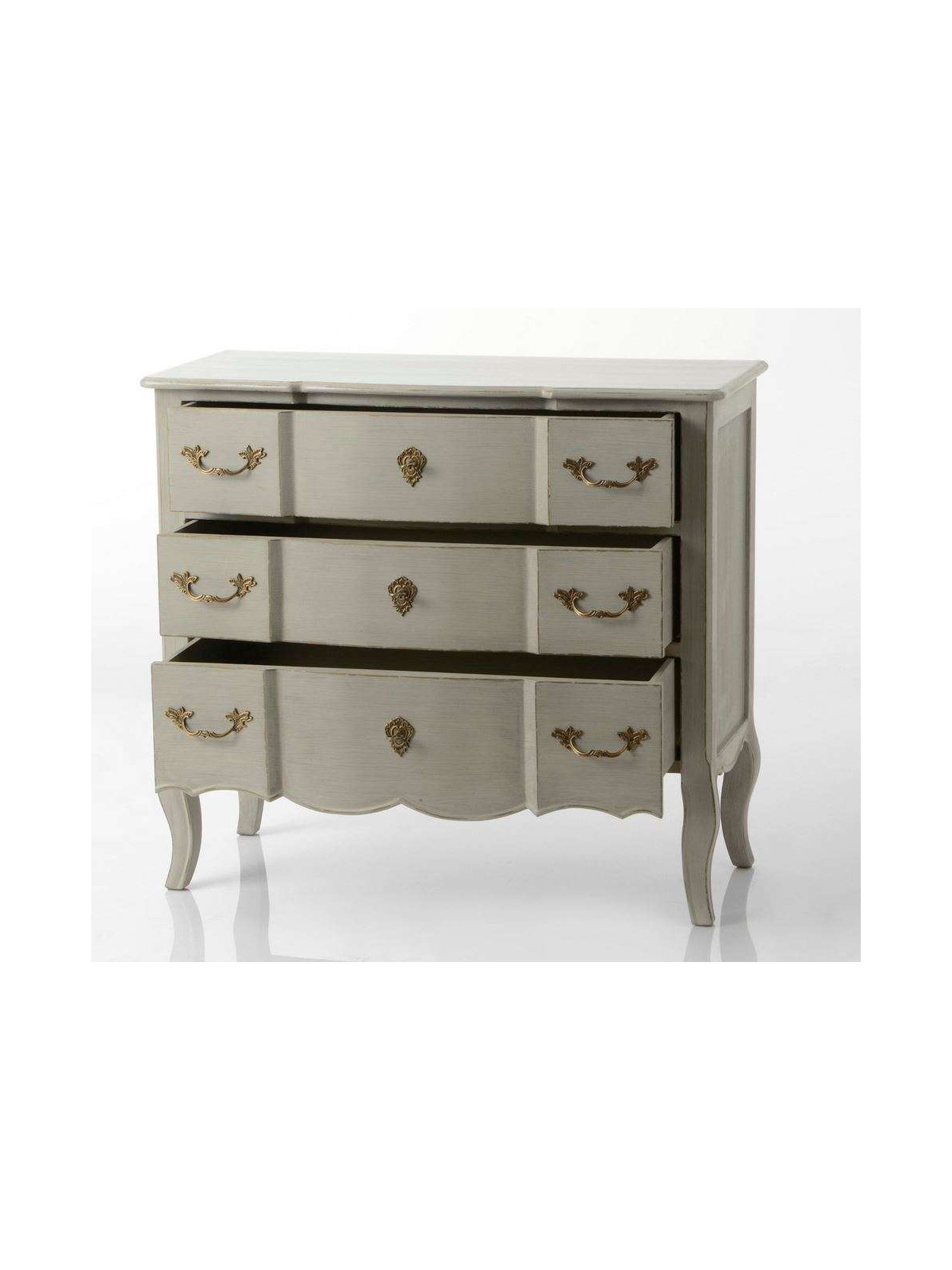 Commode galbée lin Arbalète