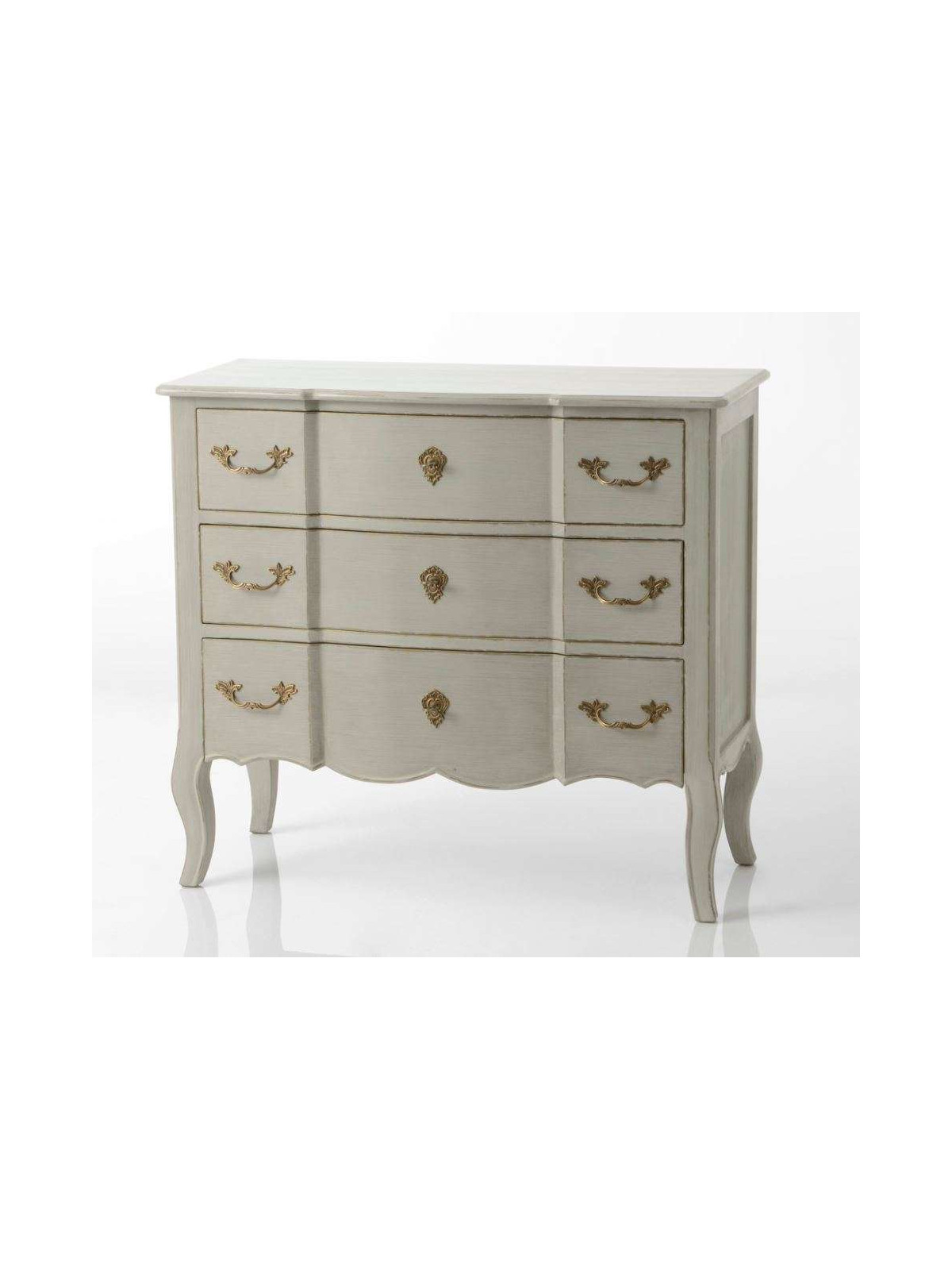 Commode galbée lin Arbalète