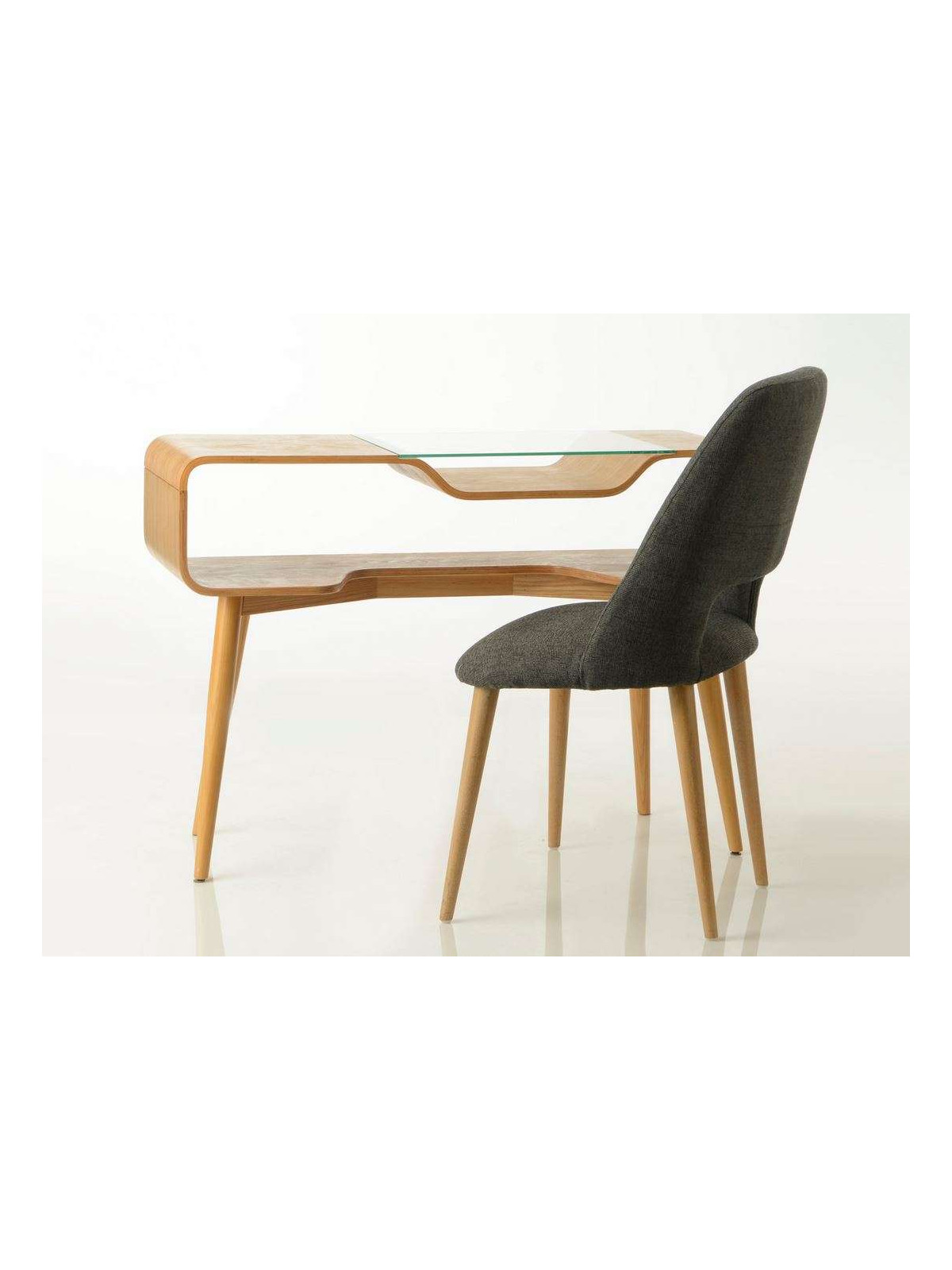 Bureau bois de fresne design épuré