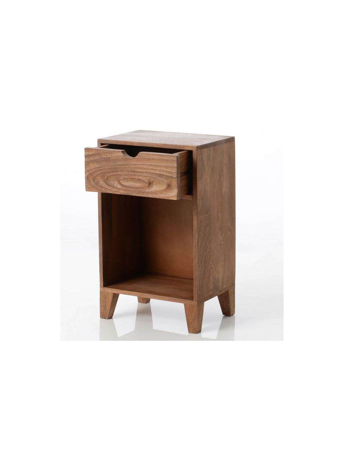 Table de nuit bois ethnique Mathis