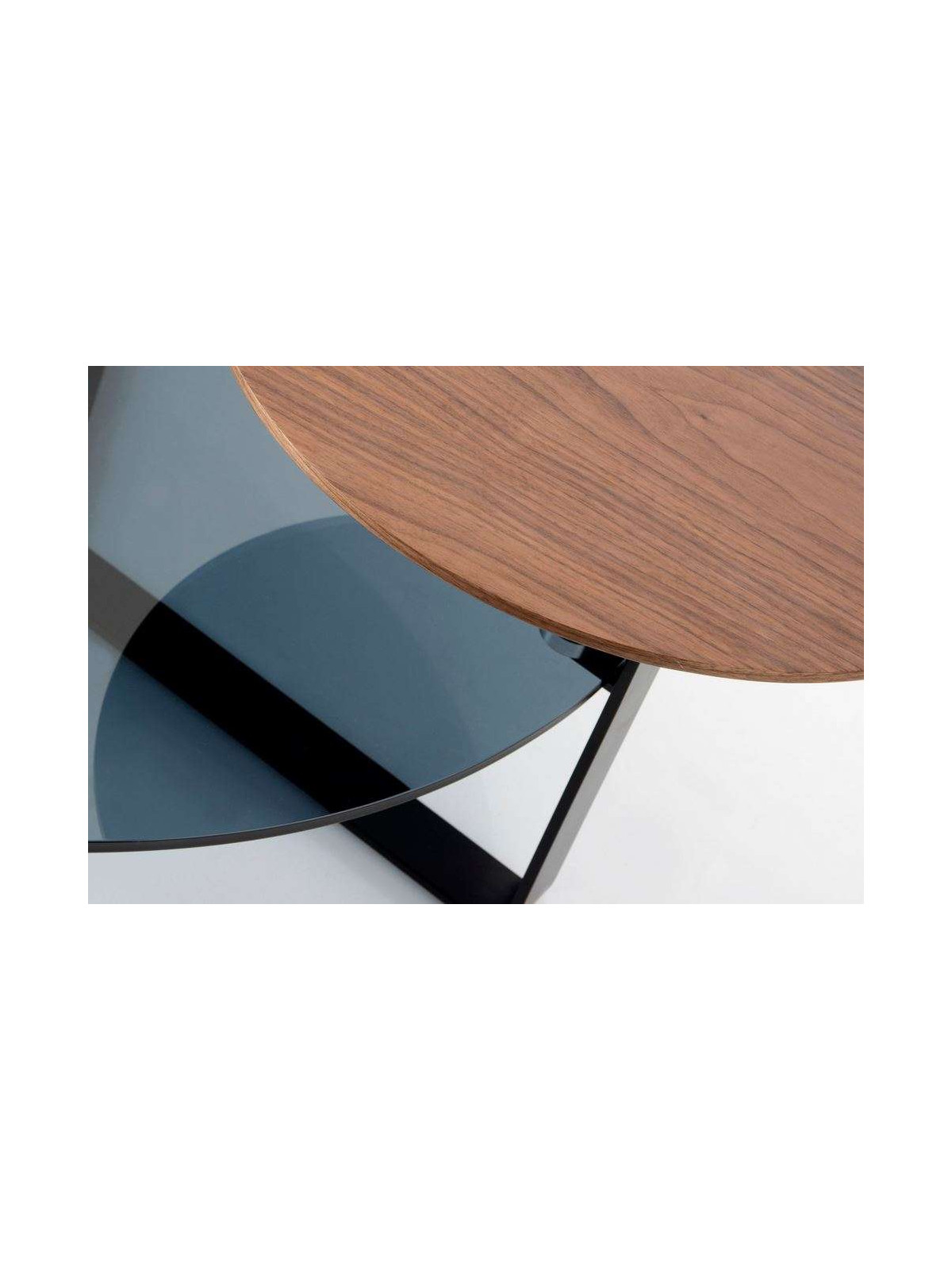 Table basse ronde 3 plateaux