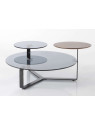 Table basse ronde 3 plateaux