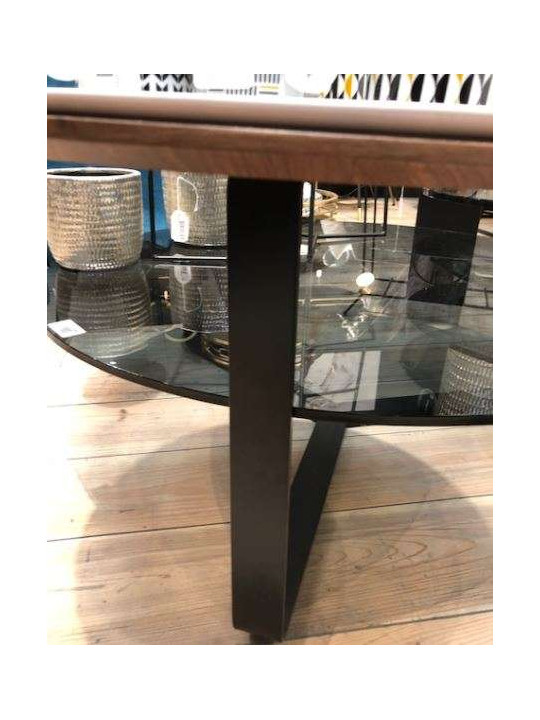 Table basse ronde 3 plateaux