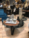 Table basse ronde 3 plateaux