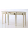 Drapier pierre avec miroir bois beige vieilli