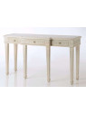 Drapier pierre avec miroir bois beige vieilli