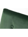 Tête de lit vert foncé capitonnée 180 cm