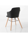 Chaise vintage noire