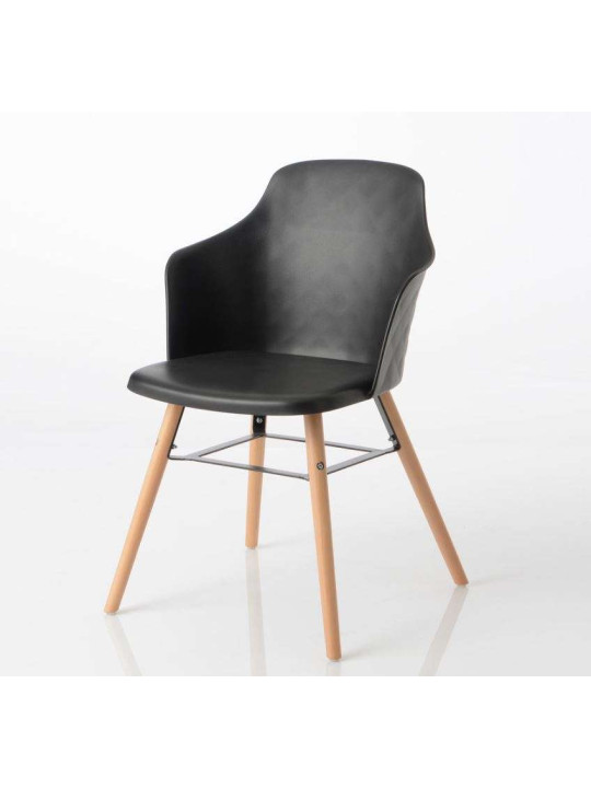 Chaise vintage noire