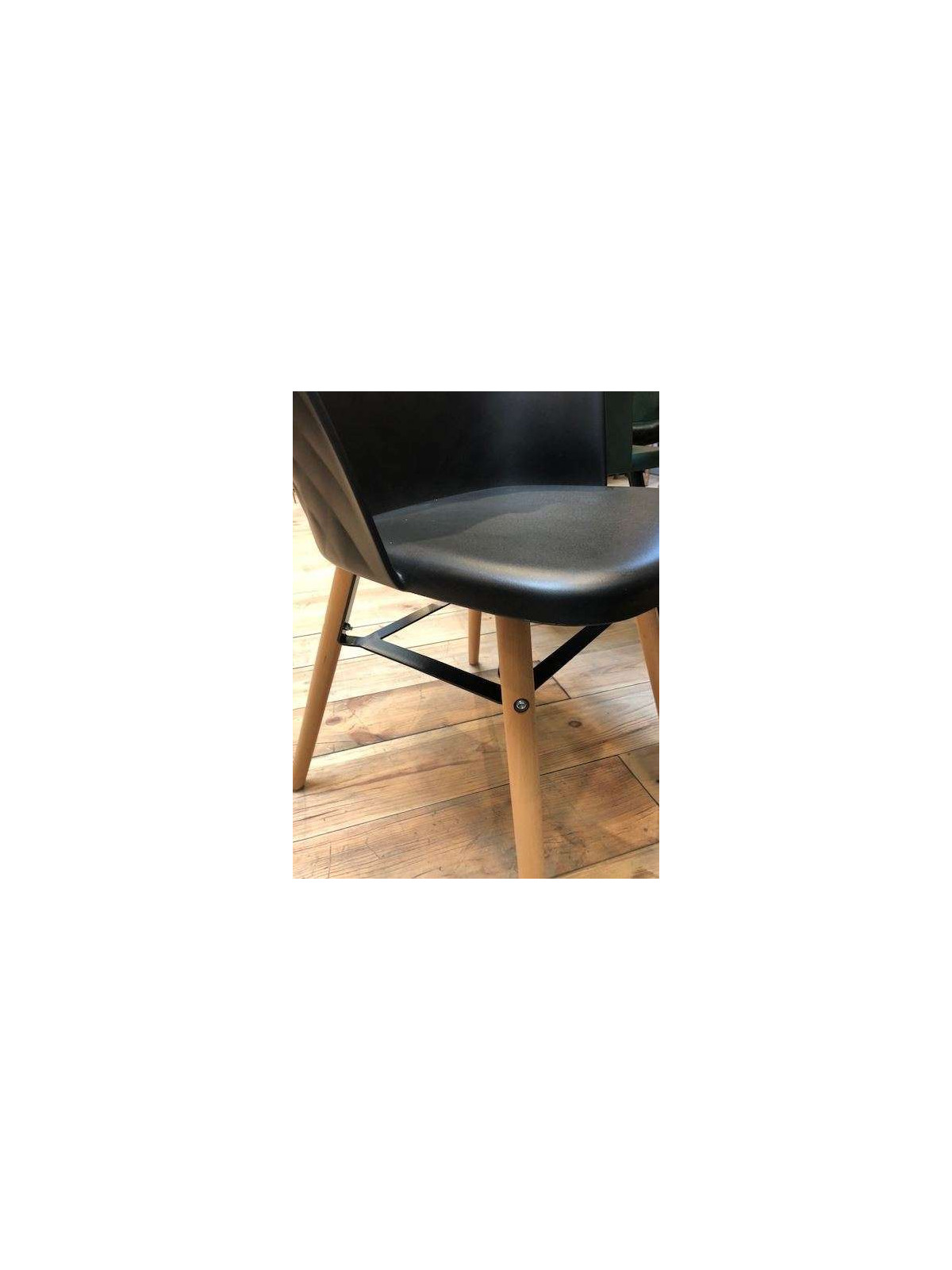 Chaise vintage noire