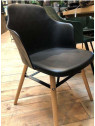 Chaise vintage noire